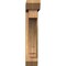 Ekena Millwork Imperial Slat Smooth Bracket w/ Offset Brace, Western Red Cedar, 5 1/2"W x 24"D x 28"H BKT0604X24X28IMP06SWR - alternate 4